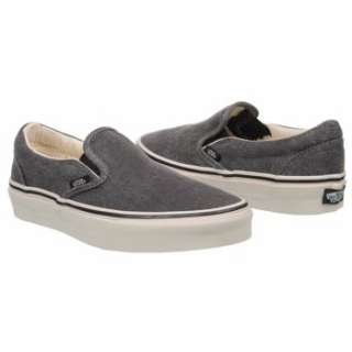 Athletics Vans Womens Classic Slip On Washed/Black Shoes 