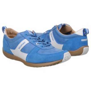 Mens Rockport Park Ultra Sport Blue Suede/White Shoes 