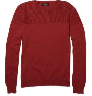  Clothing  Knitwear  Crew necks  Contrast Knitted 