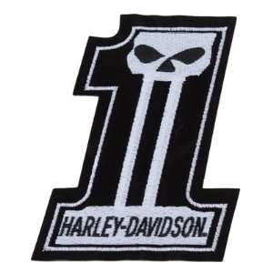  #1 Skull   Large   Harley Davidson Automotive