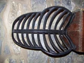 Old Antique Saddle Holder Bracket Rack vintage cast iron black paint 