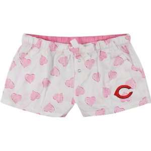    Cincinnati Reds Womens Pink Essence Shorts