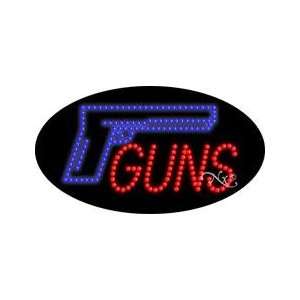  LABYA 24106 Guns Animated LED Sign