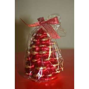  Christmas Tree Candle   Red
