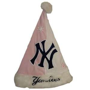   Forever Collectibles MLB Pink Santa Hat   Yankees
