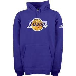   Lakers adidas Primary Logo Patch Hooded Sweatshirt