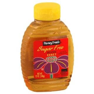 HoneyTrees Imitation Honey, Sugar Free, 12 Ounce Bottles (Pack of 12 