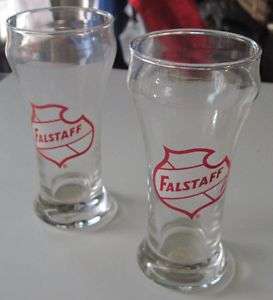 FALSTAFF DRAFT BEER GLASSES  