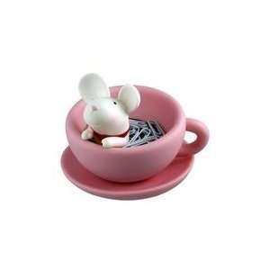  Pink Teatime Paper Clip Mouse