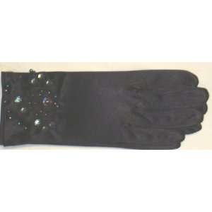   Inch Shiny Black Color Spandex Opera Wedding Prom Gloves Toys & Games