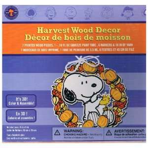  Snoopy Harvest Wood Decor Kit