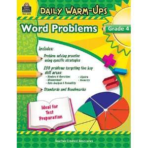  DAILY WARM UPS WORD PROBLEMS GR 4 Teacher Created 