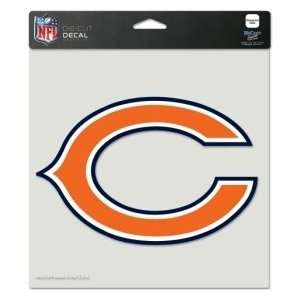 Chicago Bears Die Cut Decal   8x8 Color  Sports 