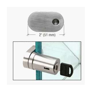   Stainless UV Bond Tube Lock for Single Inset Door