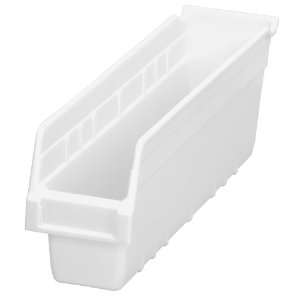 Akro Mils 30048 ShelfMax Plastic Nesting Shelf Bin Box, 18 Inch Length 