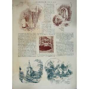  1892 ISLE WIGHT SHORWELL CHURCH CARISBROOKE MOLTRESTONE 
