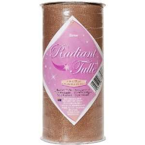  Darice 2913 46 6 Inch by 25 Yard Sparkle Tulle, Antique 