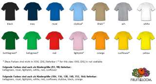 Shirt Farben / T Shirt colors
