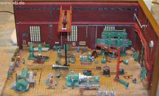 Werkbank Fabrikeinrichtung Diorama Werkstatt Gewerbebau Modellbau H0 1 