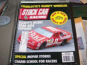JUNE 1992 STOCK CAR RACING BILL ELLIOTT MINT  