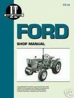 Shop Manual FORD 1100, 1110, 1200 1710 1910 ETC  