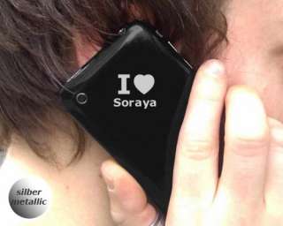 Handy Aufkleber   I love Soraya  