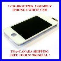 Iphone 4 Compatible White Front LCD Touch Glass Screen + Digitizer 