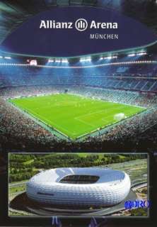 Allianz Arena + Bayern München + Hochglanz Postkarte #2  