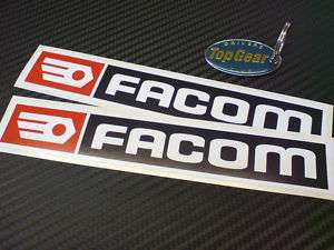 FACOM 8 Stickers 2 off  