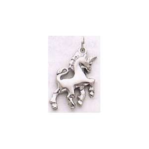  14k White Gold Unicorn Charm [Jewelry]