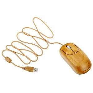  USB Optical Mouse Bamboo Style Electronics