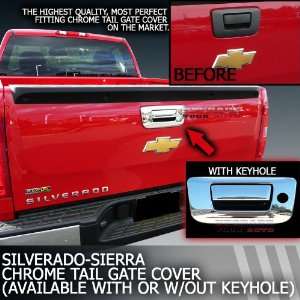  2007 2012 Silverado Sierra Chrome Tail Gate Cover With 