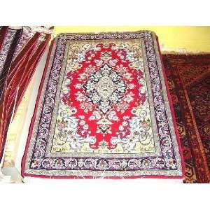   Hand Knotted Isfahan Persian Rug   25x38 