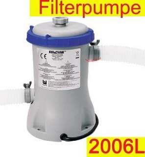 Flowclear Filterpumpe Poolpumpe 2006 l/h 530gal NEU DE  
