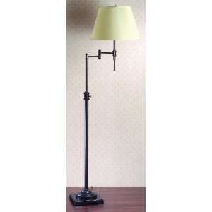  State Street Swing Arm Floor Lamp with Classic Shade in 