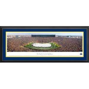 Michigan Wolverines   Big Chill at the Big House   Framed Poster Print 