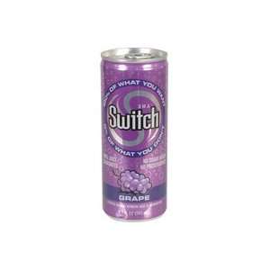 The Switch, Grape Sparkling Juice, 24/8.3 Oz  Grocery 