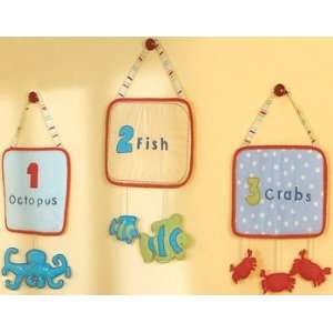  Go Fish 3 Piece Wall Hanging Baby