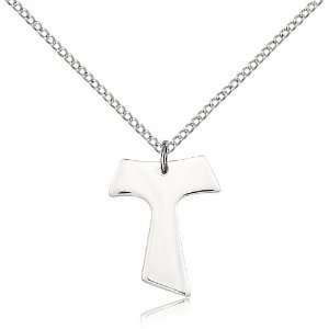  Sterling Silver Tau Cross Pendant Jewelry