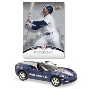 2008 MLB Chevy Corvette with HOF Trading Card   New York Yankees 