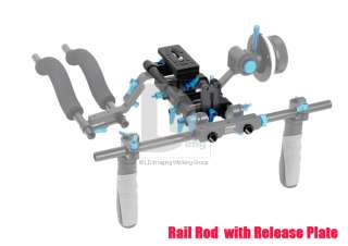   Rail 15mm Rod Support System For Matte Box Canon 5D Mark II  
