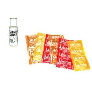 LifeStyles Lucious Flavors Premium Latex Condoms Lubricated 72 condoms 