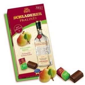 Schladerer Williams Pear Brandy In Dark Chocolate Pralines ( 4.5 oz )