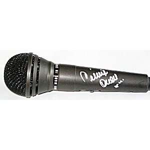 Celine Dion Autographed Signed Microphone Proof
