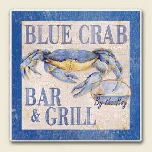  Blue Crab Bar and Grill Absorbastone Coasters Kitchen 