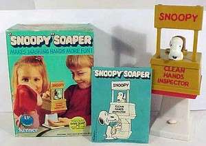 Vintage 1975 Peanuts Gang SNOOPY SOAPER Kenner in Original Box  