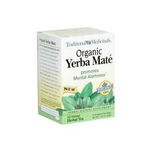   Medicinals Herbal Tea, Yerba Mate, 100% Organic, 16 ct, (pack of 3
