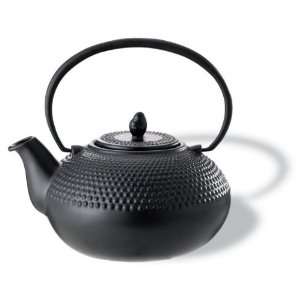  Service Ideas Black Cast Iron Look Ceramic Teapot   0.75 