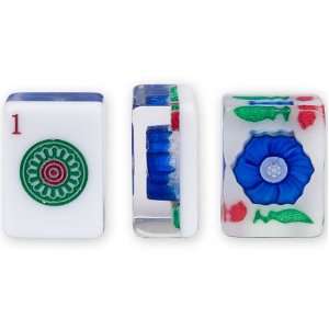  American Mahjong Set of 166 Tiles   Blue Flower Toys 