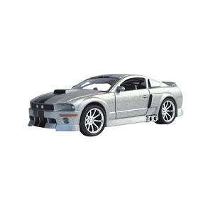  1 Badd Ride Bright Silver 2005 Ford Mustang GT 164 Scale Die 